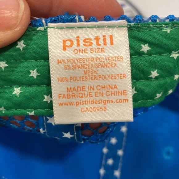pistil Tish Blue Mesh Ball Cap NWT - Picture 4 of 9